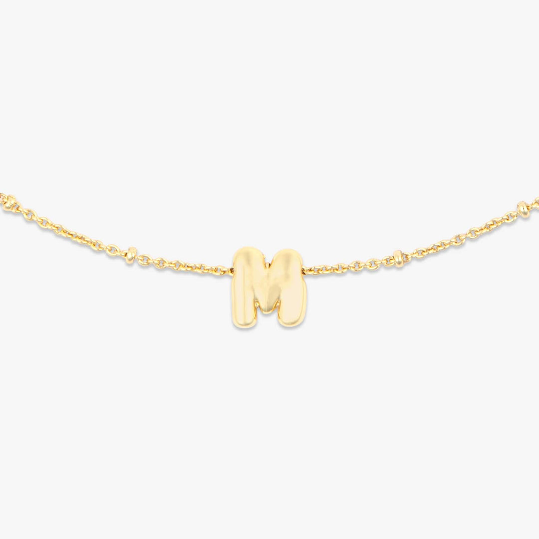 Alphabet Satellite Chain Choker